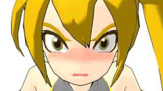 【MMD】 ジャグリング中のミクがネルに襲われる
