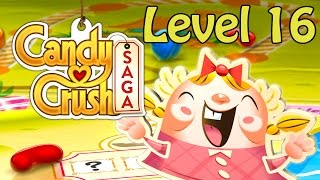 Candy Crush Jelly Saga - Level 16 Highscore no boosters (1080p HD) - Gameplay and walktrough