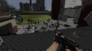 Zombie Attack at Garry's Mod