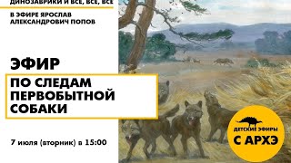 Детский эфир "По следам первобытной собаки" в рамках рубрики "Динозаврики и все, все, все"