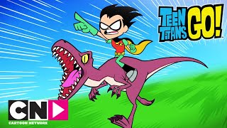 Юные Титаны, вперёд! | Ручные динозавры | Cartoon Network