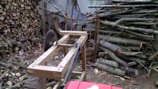 Мінітрактор порізка дров/ мини трактор форте - порезка дров /cutting wood