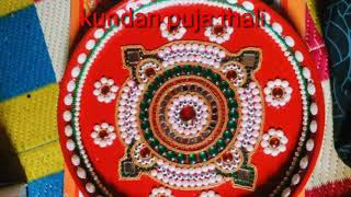 Kundan aarti puja thali's collection
