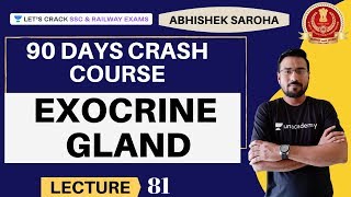 L81: Exocrine Gland Part - 2 | General Science - Biology | SSC CGL | Abhishek Saroha