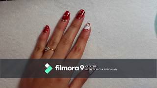Valentine Sparkles - Easy Nail Art for Beginners