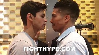RYAN GARCIA WARNS CARLOS MORALES "GONNA TASTE YOUR WORDS"; CLAIMS HE WAS "PETRIFIED" AT FACE OFF