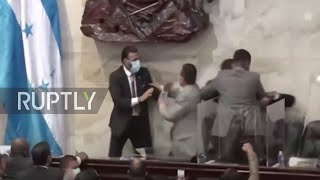 Honduras: Brawl in chambers at new Congress president's swearing-in
