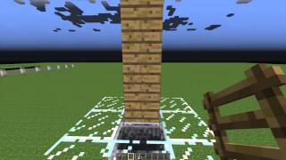 Minecraft Tutorial: Fastest Minecart Elevator