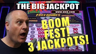 BOOM FEST! MEGA JACKPOTS FROM SLOT FEST EAST! | The Big Jackpot