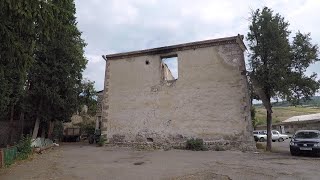 Село Чинари после обстрелов