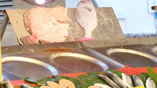 istanbul street food | fish market in besiktas |  turkey street food