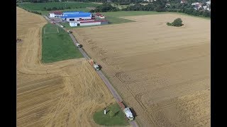 Žně na Němcově farmě v Radonicích 2017