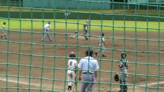 豪快満塁ホームラン!新里ジュニア戦スポ少3回戦