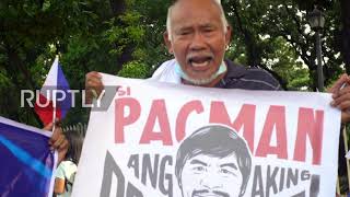 Philippines: Boxing hero Manny Pacquiao files candidacy for presidential elex in Manila