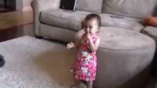 Lexi dancing Teletubbies