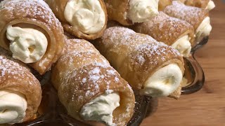 Слоёные трубочки | Cream Horns