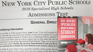 SHSAT 2020 NYC Specialized HS Handbook
