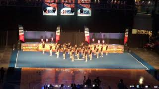 Edwardsville Varsity Cheer @ IHSA State 2018 (Day 2)