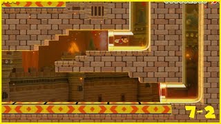 Super Mario : 3 Worlds | World 7 - Bowsers Battlefield | Level 2 - Dash Panel Dance (MM2 Level)
