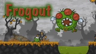 Frogout. Game. Отважная лягушка спасает людей от мух мутантов. Мульткомпания