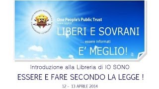 Essere e Fare secondo la LEGGE video 1