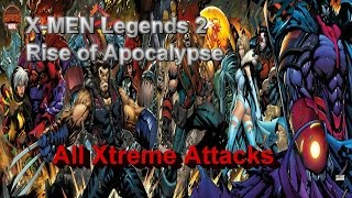 X-MEN Legends 2 All Xtreme Attacks PS2