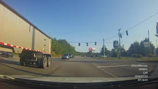US Army female decides to completely run a red light