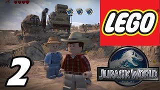 LEGO Jurassic World - Part 2 "Dig Site!" (Gameplay Walkthrough 1080p)
