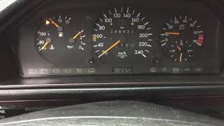 Прогревочные обороты mercedes w124 m111