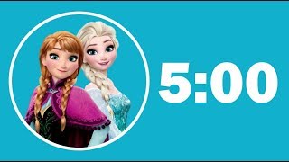 5 Minute Timer - FROZEN Elsa and Anna Edition