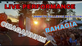 Anneth Delliecia Nasution - Bahagia (GAC) Live Performance || Konser Musik Pemilu 2019 di Tondano