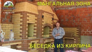 Как Построить беседку из кирпича. Пошагово С ценами. Технология укладки кирпича
