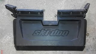 Ремонт брызговика от снегохода BRP Ski-Doo