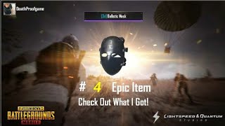 PlayerUnknown's BattleGrounds/ Suicide Squad/ Epic Ballistic Mask Unlocked