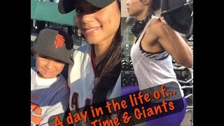 Day in the life of...Gym Time and Giants Game: 72 days out from Olympia!!!