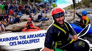 Kayaking the Arkansas at CKS PaddleFest: Wild and Free Tour Vlog series