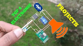 [NEW] TOP 4 ELECTRONIC PROJECTS WITH TRANSISTOR BC547, BD139, 2SC3858 & IC LM386