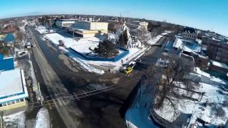 Станица Тбилисская. Беспилотник Hubsan X4 PRO. Взлет с парка