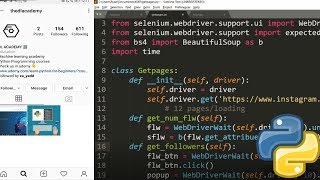 Python Instagram Bot | Scraping Data
