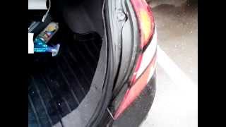 Снятие задних фонарей Geely Emgrand