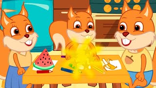 Famille d'Écureuil - Fruits Magiques Animé 2023 en Français