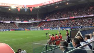 Echange Auteuil Boulogne - PSG vs BASTIA 2013-2014