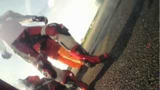 Crashes at Pembrey 400's 