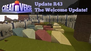 Creativerse Update R43: The Welcome Update! (New Corner Stairs/Slopes)