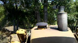 Cat D9 dozer vs tree