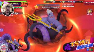 Kingdom Hearts Unchained X: SDG B High Score Challenge Run With Divine Rose for 23 Million Score!