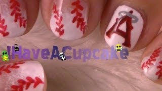 Baseball Nail Art