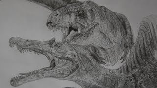 T-rex/Spinosaurus speed draw