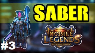 Mobile Legends #3 Игра за Сабера MVP Неожиданная победа Геймплей Gameplay iOS/Android