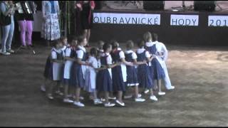 Doubravník Hody 2015 - Vystoupení dětí ZŠ a MŠ na hodové zábavě